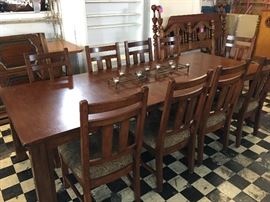 Large dining set