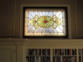 53" BY 38" STAINGLASS THERE ARE 2 OF THESE