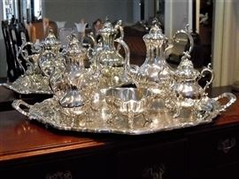 huge 6 piece tea set