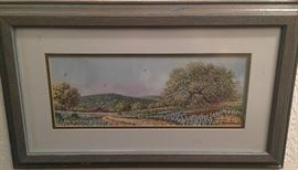 Manuel Garza "Bluebonnet Landscape" 12x16