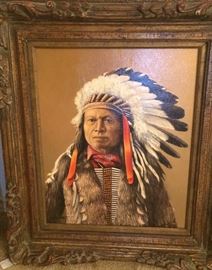 Jack Bryant "Indian Chief" 16x20