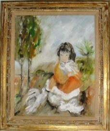 Original Boyce signed Oil on Canvas painting