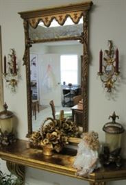 Mirror with shelf duo