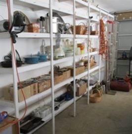 View of household item and shed items