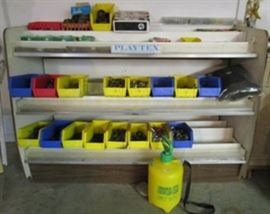 More nails, screws, nuts and bolts, etc.