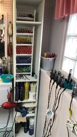 Hair salon tools and supplies