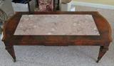 vintage Coffee table $125 marble insert