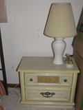 Nightstand $30 Lamp $12