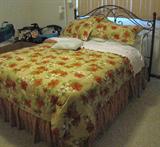 QUEEN HEADBOARD $250 NEARLY NEW MATTRESS