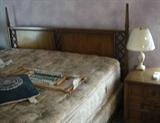 KING BED $275 DRESSER, BED, NIGHTSTANDS $400