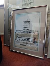 Indy 500 Control Tower print 3/100 by Robert Huey