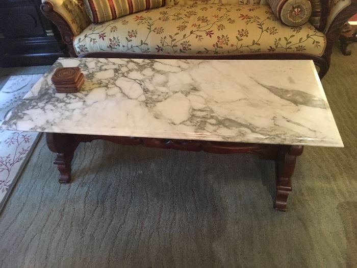 MArbletop Coffee Table
