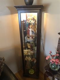 Only the cabinet is for sale, not items inside.