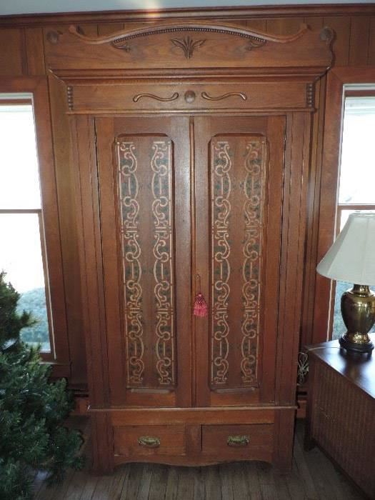 Antique Armoire - GREAT SIZE !