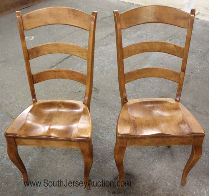 5 Piece SOLID Maple Iron Base Kitchen Table and 4 Chairs by "Nichols and Stone Furniture" Table has 2 Leaves 
