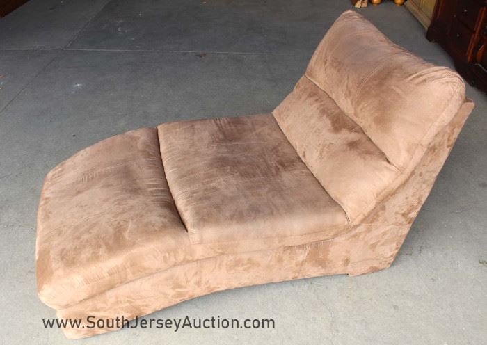 Contemporary Micro Fiber Upholstered Chaise Lounge 