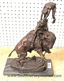 SELECTION of Western Style Bronzes Marked Frederick Remington 