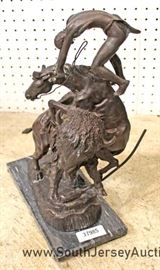 SELECTION of Western Style Bronzes Marked Frederick Remington 