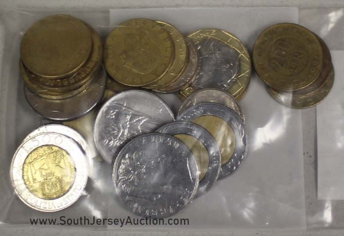 Small Bag of Italian Lire Coins 