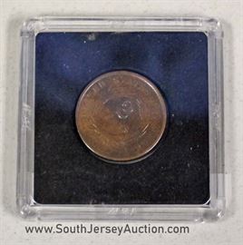 1864 2 Cent Piece Civil War Coin 