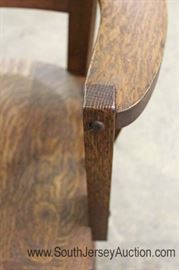 Oak Mission Style Arm Chair
