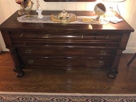 Empire Dresser and Mirror