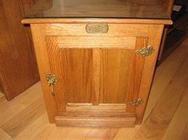 White Clad Oak Cabinet...