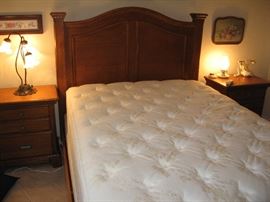 Queen Headboard, with Mattress Set, Matching Night Stands, Some of the many Beautiful Lamps...