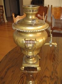 Antique Bronze Fluted Samovar, we think from Turkey...