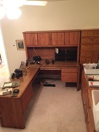 Nice Office Desk, Cabinets...