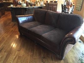Leather/Fabric couch from Seville Home 