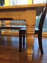 Kitchen table leg 