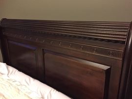 Headboard of queen sleigh bed 