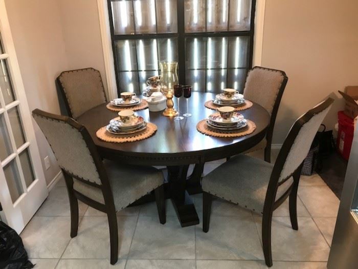 New table and chairs