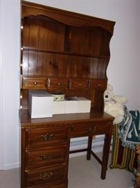 Skyline pine dresser with hutch and matching desk with hutch