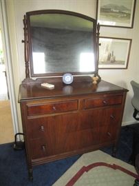 Vintage dresser and mirror