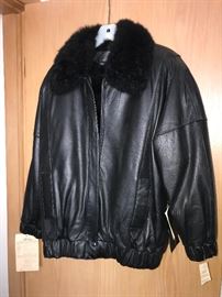 Leather jackets.......(many new with tags!)