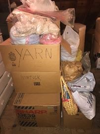 Tons and tons of yarn!