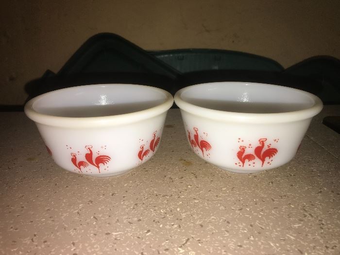 Vintage Rooster bowls