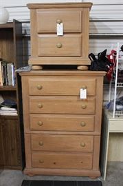 CHEST OF DRAWERS AND NIGHT STAND