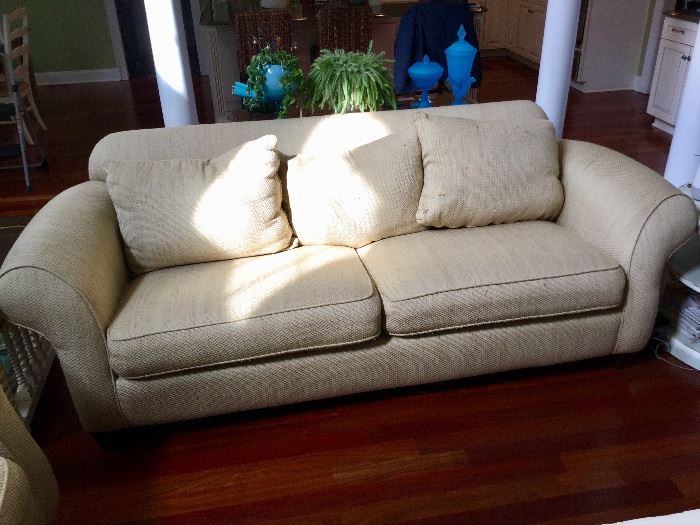 Light beige sofa 