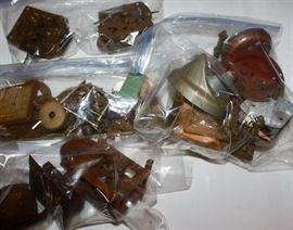 HUGE collection of Clock cases, faces, hands, mechanisms. Great for repurposing. 