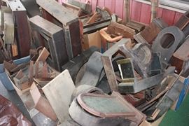 Wood Clock pieces for repurposing