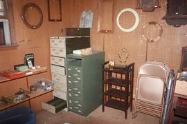 Metal cabinets of various sizes