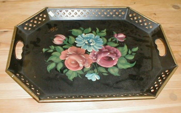 tole painted tray