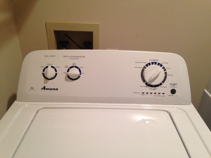 Amana Washer and Dryer - eletric