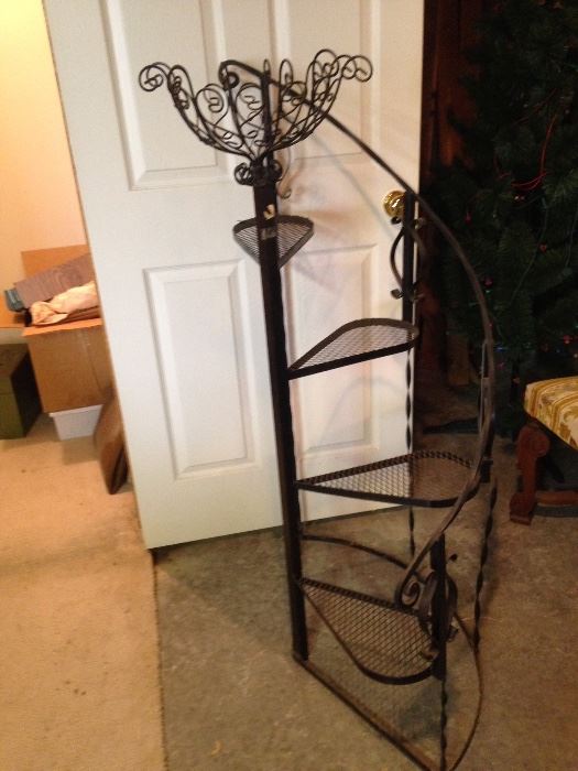 Iron Plant staircase plantstand.