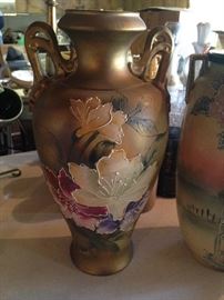 Look at this beautiful cloisinne like vase.