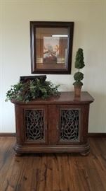 Accent Table, Picture and Decor