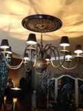 Beautiful xlarge brass ceiling light